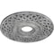 Ekena Millwork Robin Medallion (Canopies up to 6 1/4"), 22 1/4"OD x 4 3/4"ID x 1 1/4"P, Ultra Pure White Crackle CM22RBUWC - alternate 4